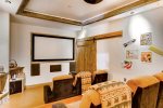 Theatre Room - A Mine Shaft Breckenridge Luxury Home